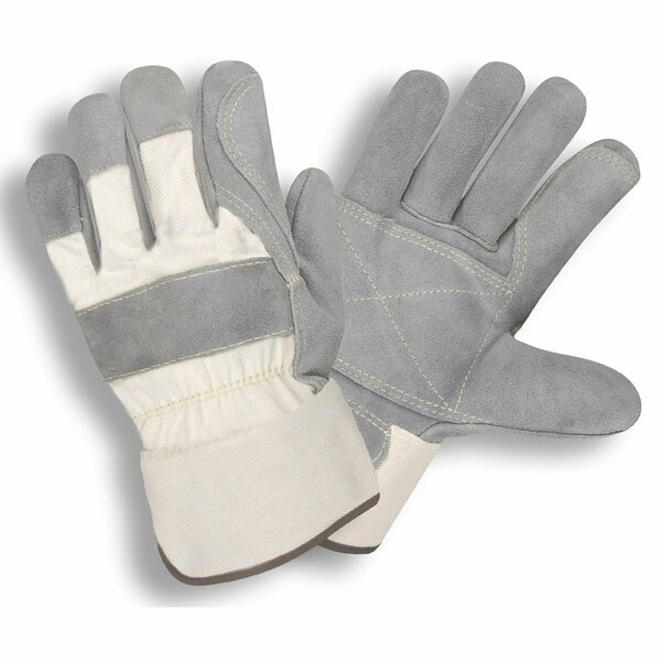 Cordova Palm, Cowhide, Side Split, Double Palm Gloves, M, 12PK 1051M